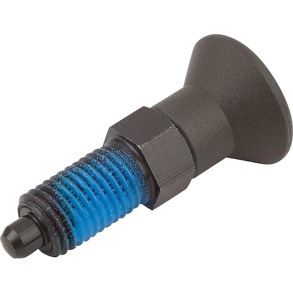 Indexing Plunger Size:4 D1=M20X1, 5, D=12, Form:Ap Wo. Groove Without Locknut, Steel Hardened,